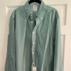 Brooks Brothers striped Regent L button down